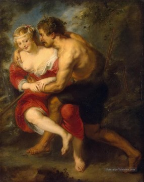 scène pastorale 1638 Peter Paul Rubens Peinture à l'huile